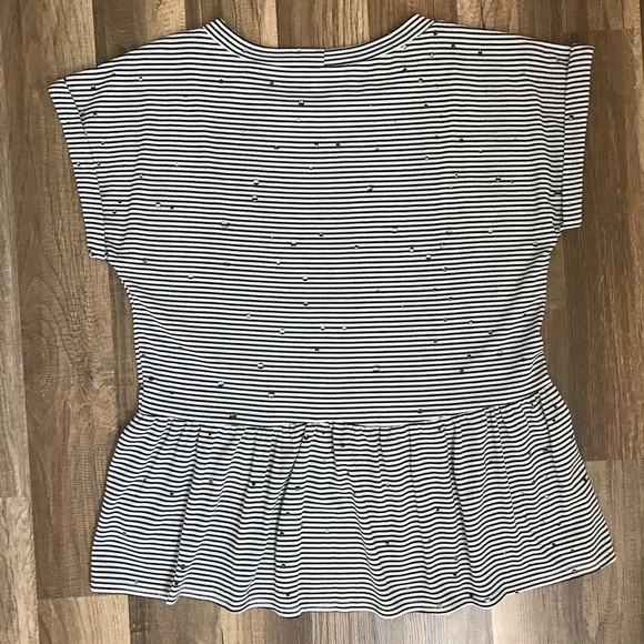 NWT Striped Peplum Top, small - Picture 5 of 5